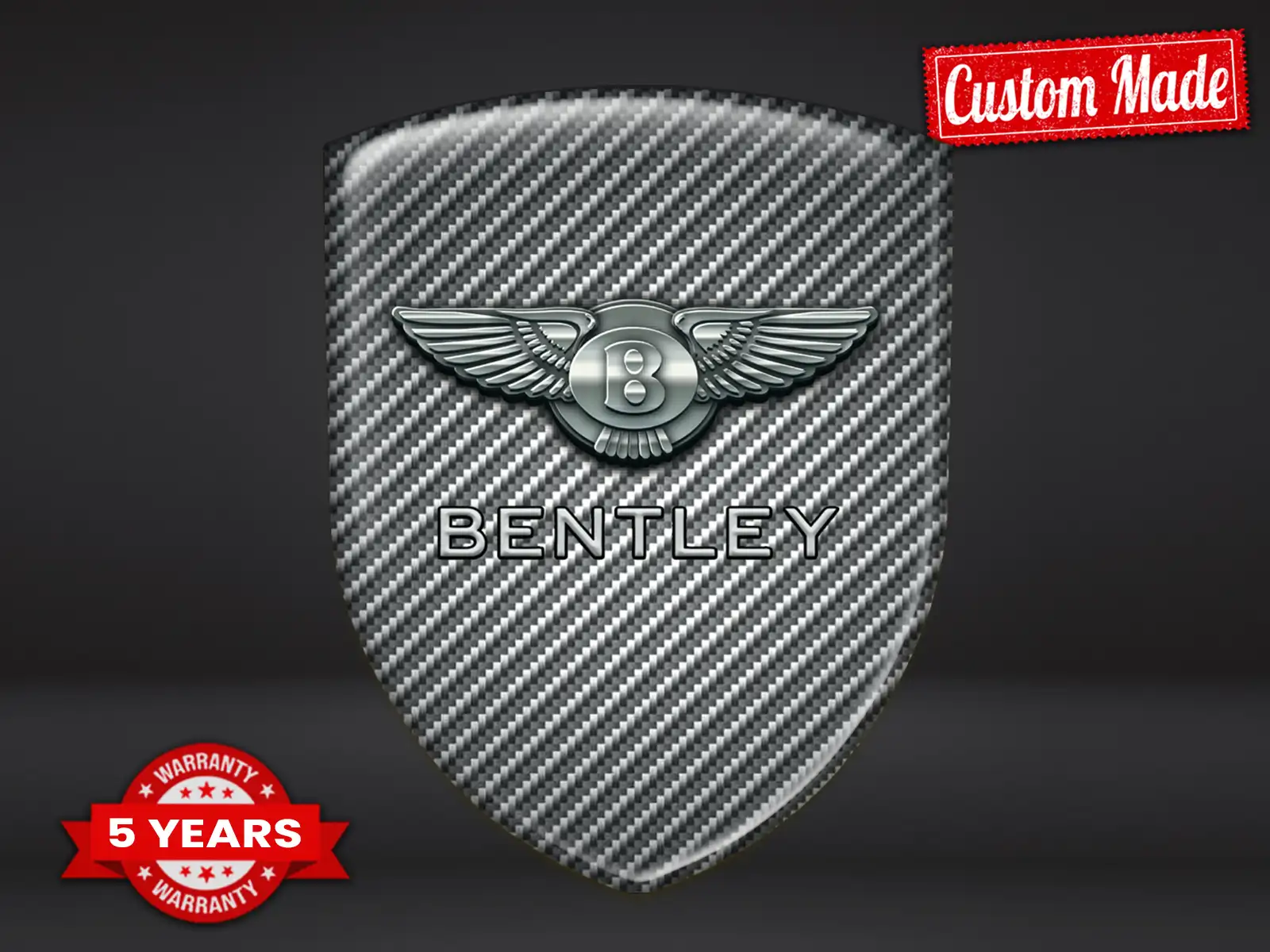 Bentley Logosticker Auto Robust Hochwertig Professionell